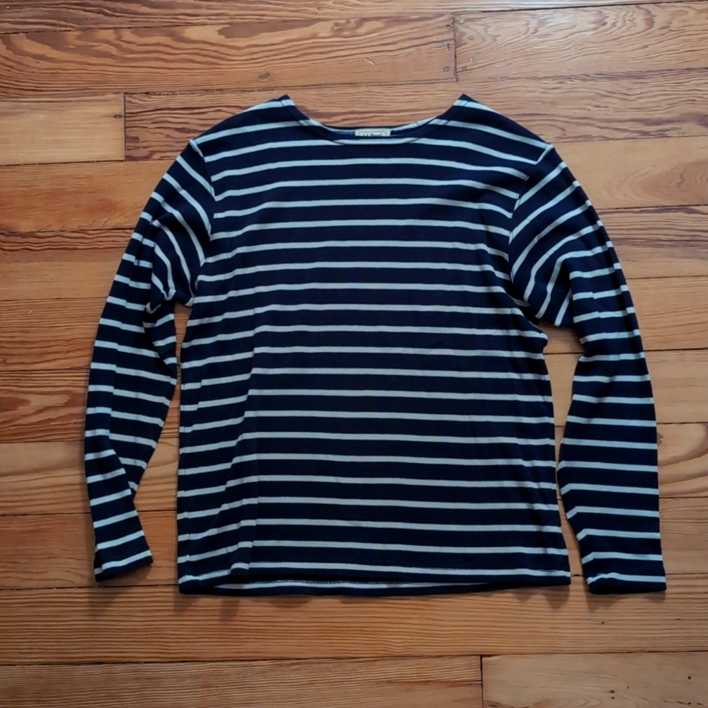 L.L.Bean striped shirt